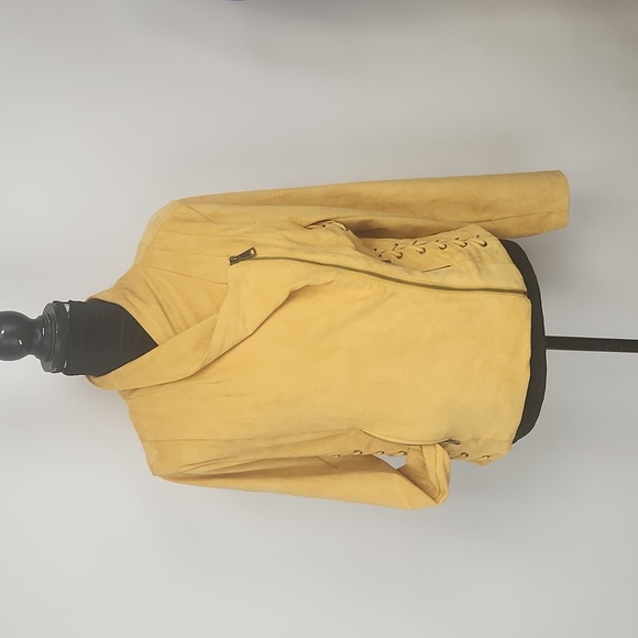 willow root Jackets & Blazers - Willow Root Faux Suede Jacket